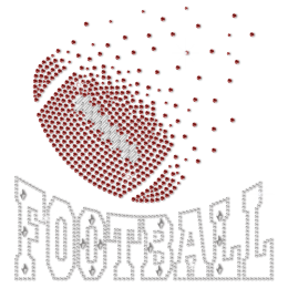 Hot Football Metal Nailhead Heat Transfer